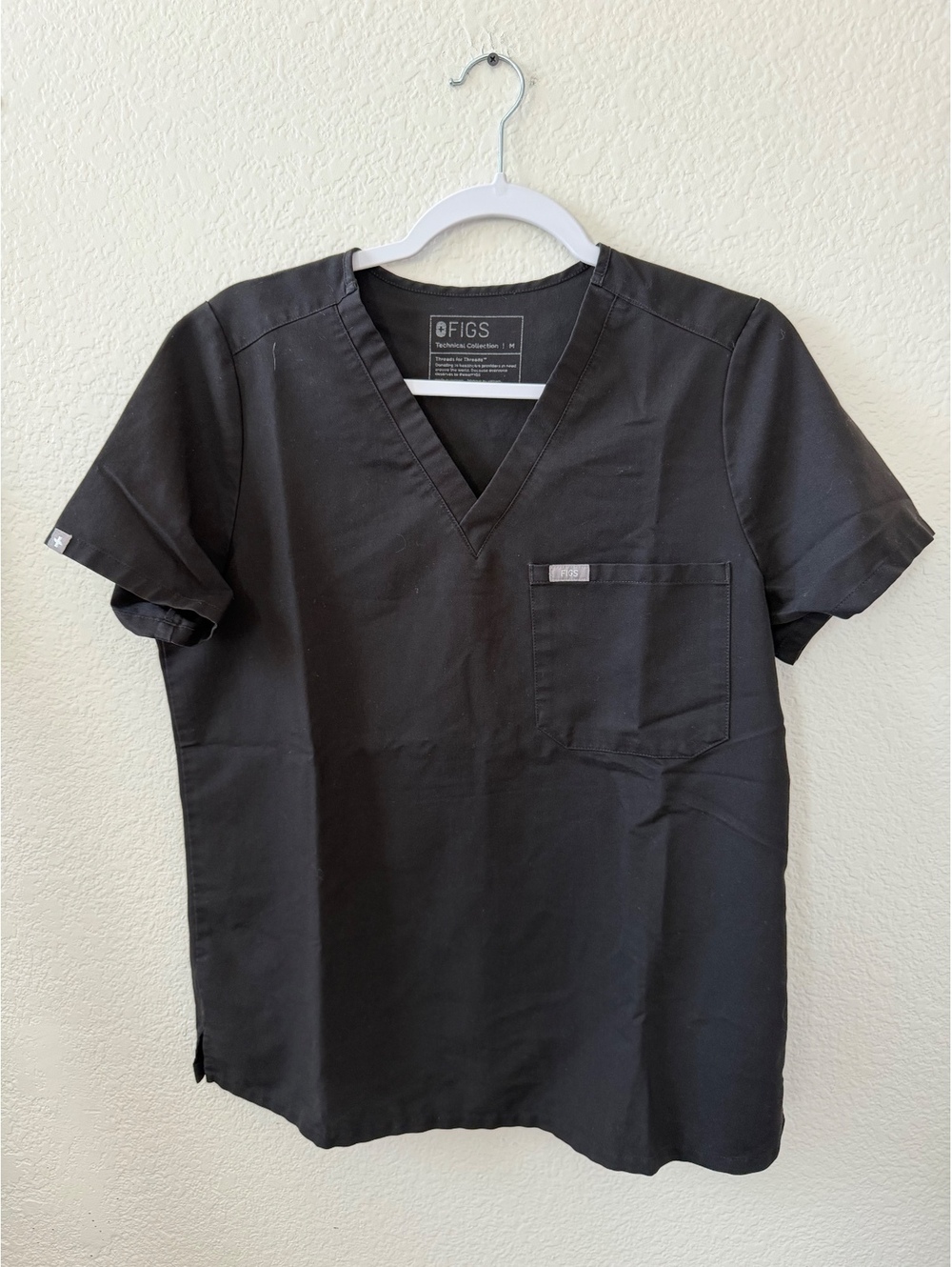 FIGS Catarina scrub top Technical Collection Black